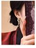 Golden Flower Tassel Earrings: Light Luxury, Retro Style for Women (2025 Hot-Selling)