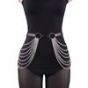 Women Sexy Leg Chain Harness Garter Belt Waist Corset Belt Leather Harness Waists Thigh Harness Gothic Clothing Accessory