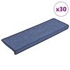 VidaXL Stair Treads 30 Pieces 65 X 21 X 4 Cm Blue Rectangular Edge 3365772