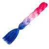 Customized Soft Heat Resistant Fiber Festival Ombre Pure 2 3 4 5 Tone Color Tinsel Glitter Jumbo Braiids