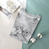 Tie-Dye Mesh Base Layer for Women Summer Ice Silk Thin Long-Sleeve Inner Sun Protection Top T-Shirt – Trendy