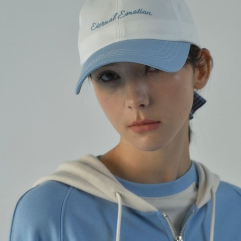 

ETERNAL EMOTION CONTRAST WAVE LOGO cap (CREAM) F
