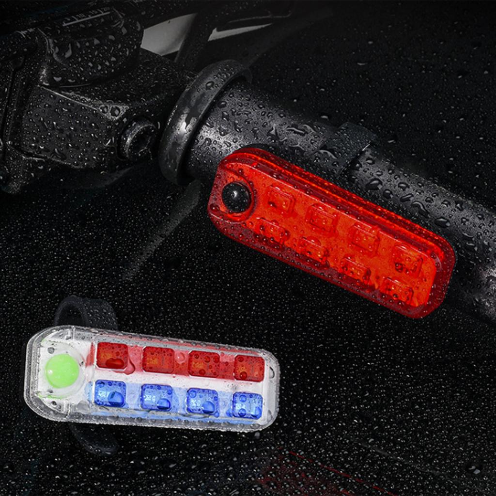 Bike Tail Light Bicycles Brake Rear Light Bike Waterproof Rechargeable 5 Lighting Modes Safety Warning LED Bike Light