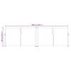 Retractable Side Awning Brown 100 X 600 Cm