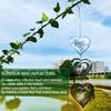 Pack of 3 Reflective Metal Wind Spinners Bird Deterrents for Outdoor Decoration and Effective Bird Control in Sunlight