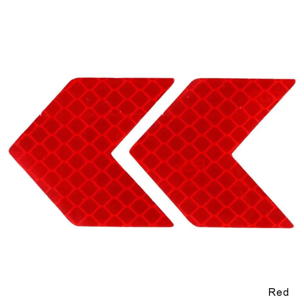 10 Buc. Autocolant Reflectorizant Auto Model Săgeți Autocolante de Avertizare Pentru Motocicletă Auto Portbagaj Bară Coadă Bară de Protecție Siguranță Benzi Reflectorizante