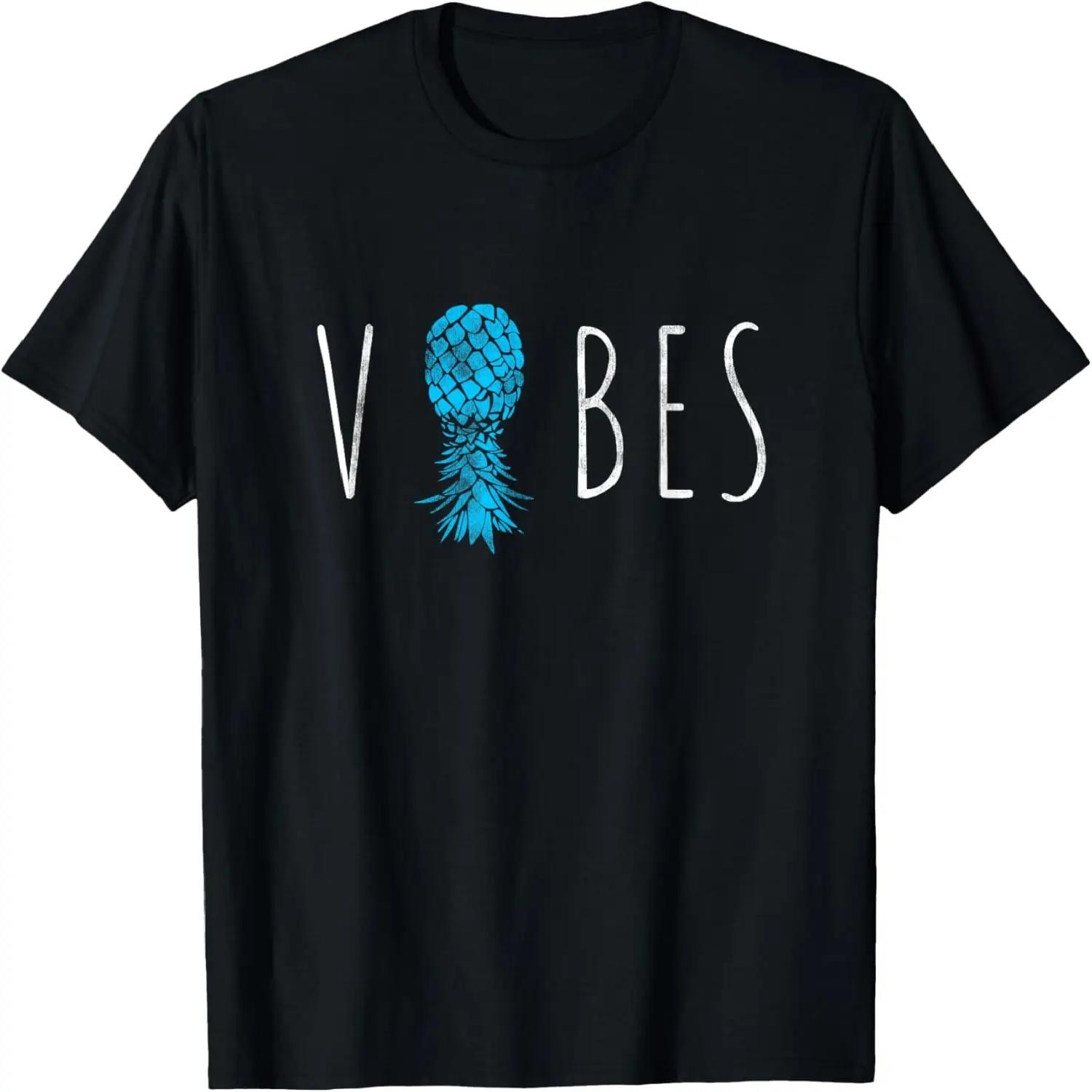 Party Vibes Swingers Pineapple Upside Down Pineapple Swinger T-Shirt S