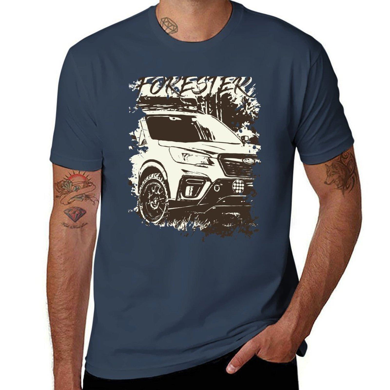 Лесник Постерный Стиль Эскиз с Текстом Футболка смешные футболки мужская мужская футболка Футболка S