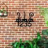 Custom Metal Address Number Sign Housewarming Wall Art Home Entrance Decor
