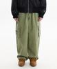 HOODHOOD Eyelet Cargo Pants Khaki