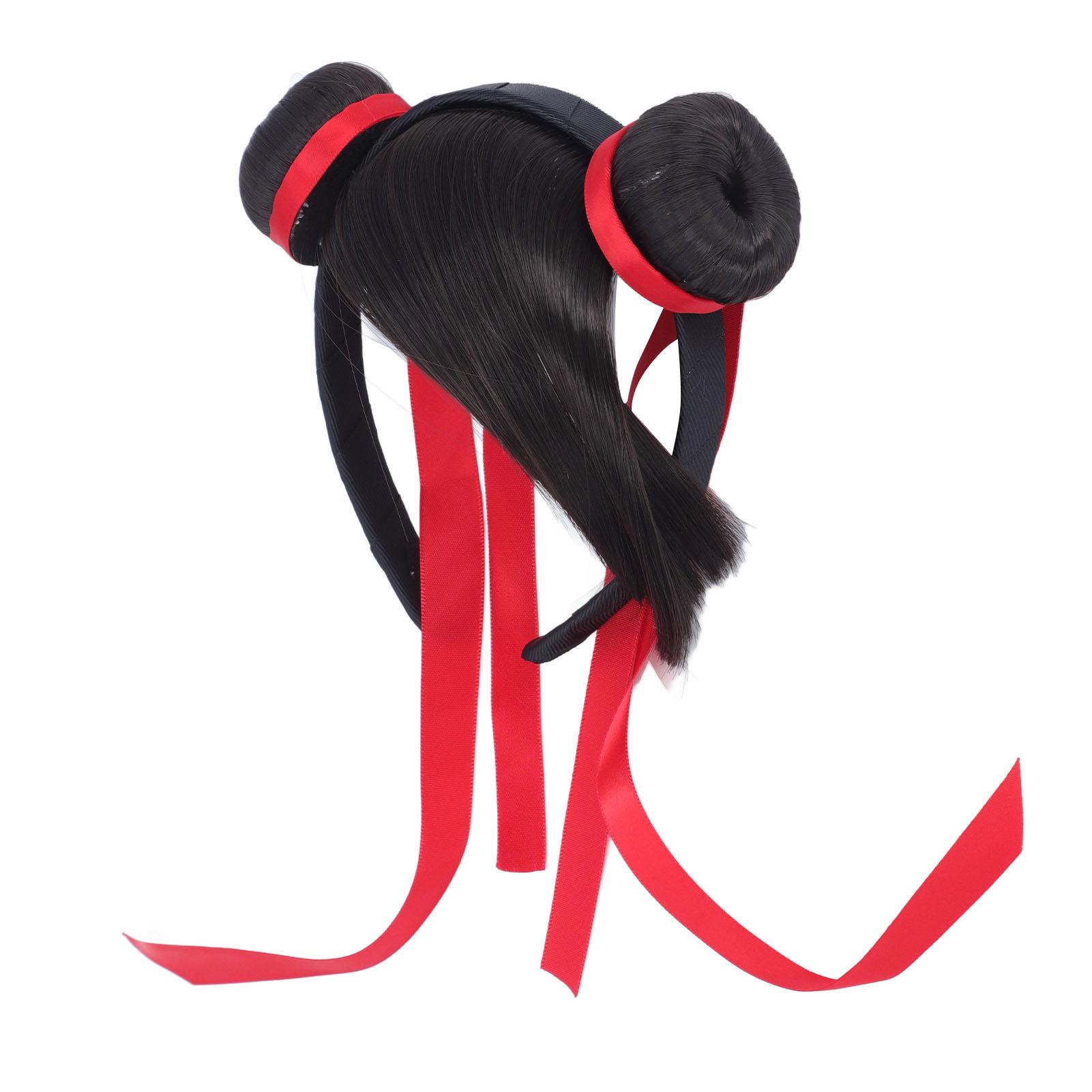 

Парик для домашних животных из нейлонового волокна, забавный, милый, для кошек и собак, косплей, парик, головной убор для вечеринок на Хэллоуин, Рождество