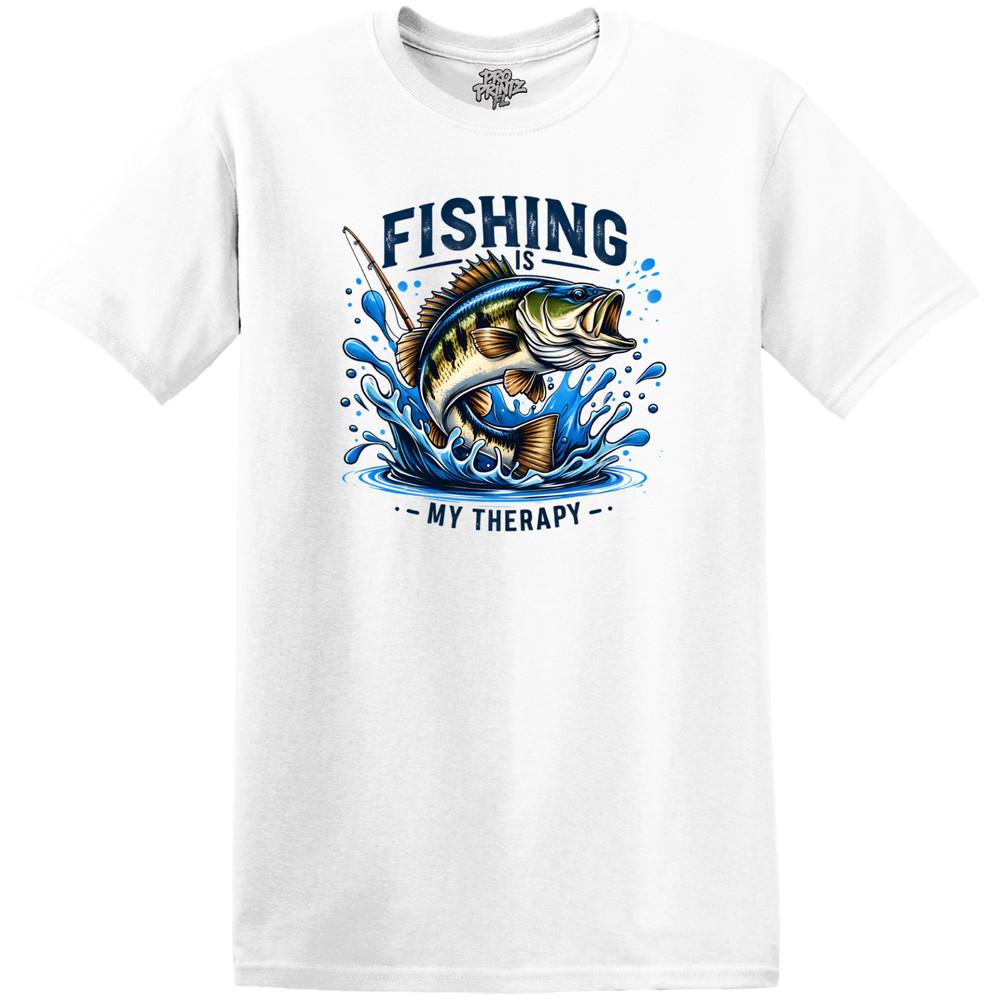 Футболка для рыбалки Рыбалка - моя терапия L