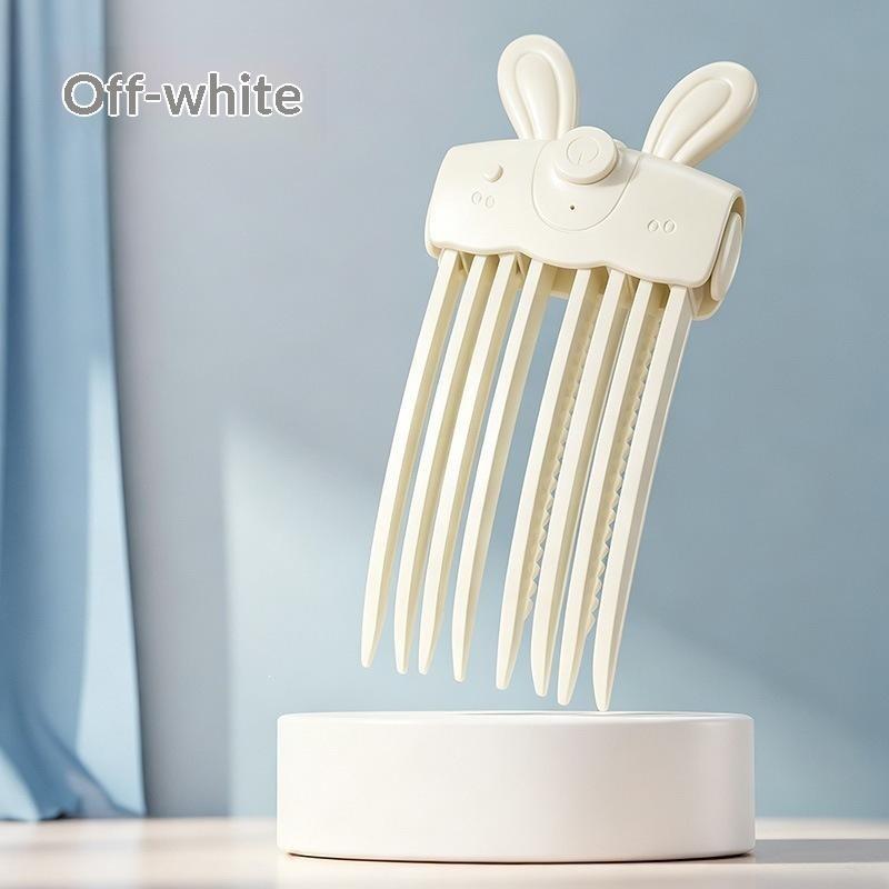 Portable Heated High‑Crown Root Volumizing Clip Wireless Rechargeable Fluffy Hair Styling Accessory Anti‑Flat Top Root Lifter