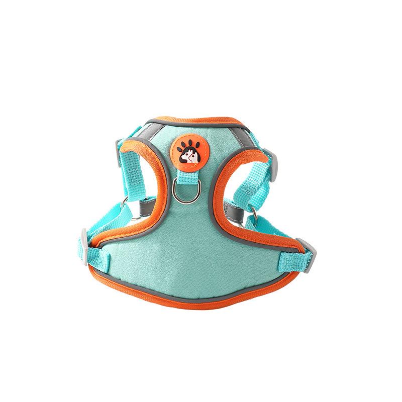 Reflective Adjustable Dog Harness and Leash Set for Small Breeds - Breathable Vest Style