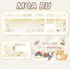 MAIMOOO Keycaps Cute Kitties Chick Yellow Korean Russian gradient Moa Cherry ISO layout Aula Ajazz Dareu keyboard keycap
