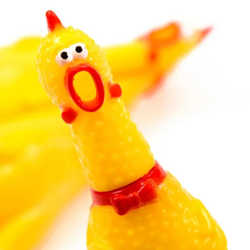 Screaming Chicken Squeeze Sound Toy Pets Dog Toys Product Shrilling Decompression Tool Squeak Vent Chicken Chicken Interesting