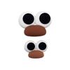 Cartoon Sausage Mouth & Big Eyes Duckbill Rubber Patch - Cute DIY Drain Basket Ornaments