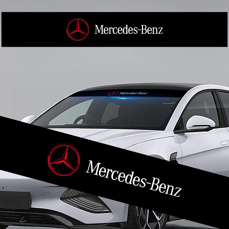 Car Windshield Sticker Fashion Sport Decals Decoration Sticker For Mercedes-Benz AMG C500 C200 C300  B C E GLA CLA GLK GL GLE W204 W205 W203 W211 W213