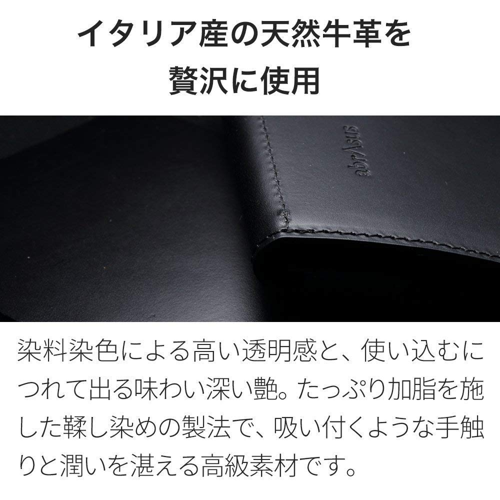 Dünne Brieftasche Buttero Leather Edition Dünne Brieftasche Made in Japan Echtes Leder Blau [Abrasas] Herren