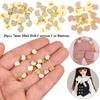 20pcs 4 Colors Mini DIY Doll Cat Buttons Ultra-small Buckle Doll Belt Buckles 1/6 Dolls Clothing