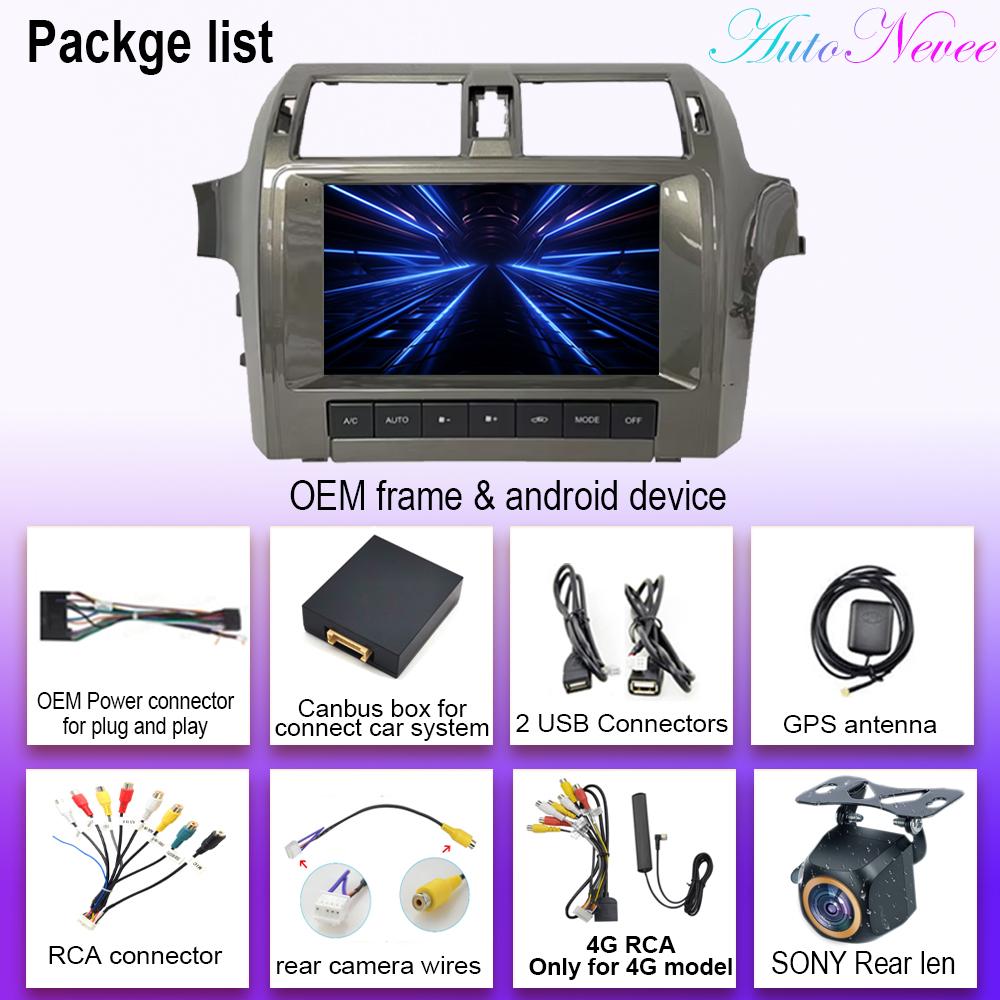 Android 14 For Lexus GX400 GX460 470 2010-2019 Android Auto Radio Stereo Carplay Multimedia Video Player Navigation No 2din DVD