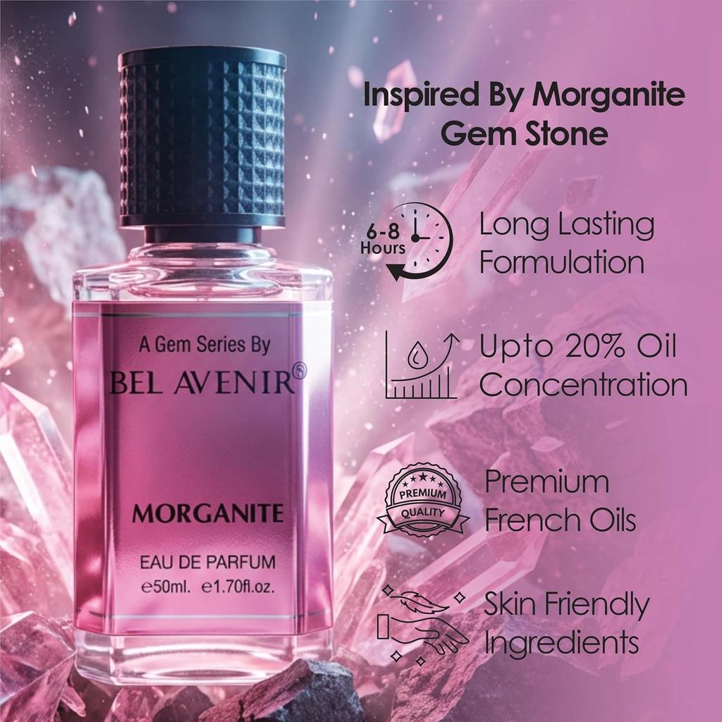 Bel Avenir Morganite Long Lasting Unisex Perfume | 50 ML