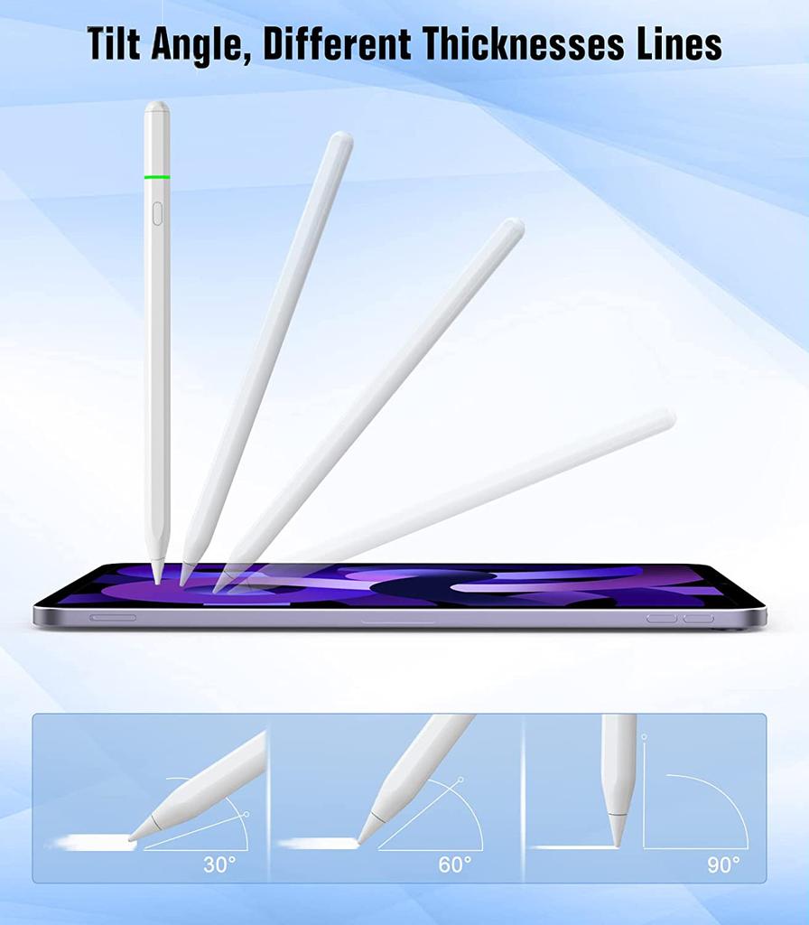 Factory Fast Charge Active Stylus Pen Palm Rejection for iPad Pro Air Mini 2018- 2026