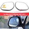 Für Mitsubishi Outlander 2007-2012 Auto Linkes oder Rechtes Beheiztes Klares Rückspiegel Seitenspiegel Glas Linse Zubehör LH RH
