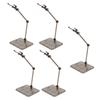 5 Pcs Action Figure Stand Black Plastic Doll Model Display Holder Support Stand for 1144 Toy