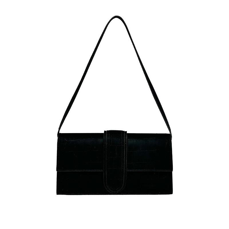 Small Square Bag Portable Armpit Hand-held Flip Cover All-match Single Shoulder Matte Retro Crossbody Jacquemus