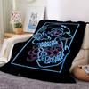 1pc Dragon guitarThemed Blanket Soft Flannel All Season Cozy Throw with Bold Graphic Print, Travel, or Holiday Gift for Family & Friends