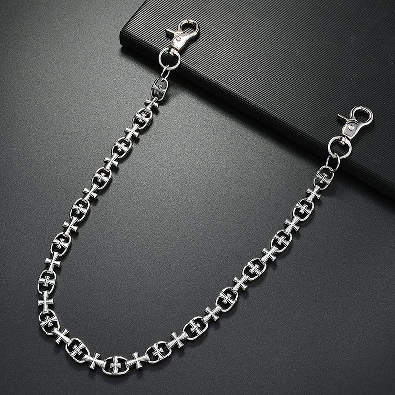 Gotische Punk Skelett Hüftkette Für Damen Herren Hip-Hop Rock Hüftkette Metall Hosenkette Mode Jeans Dekoration Kette Geschenke