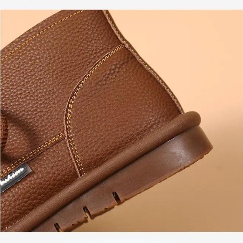 2025 New Thick Bottom Short Boots Spring and Fall Boots Padded Winter