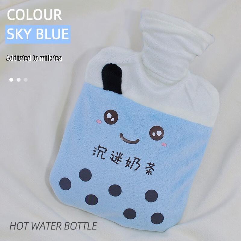 Fumede PVC Plush Hot Water Bottle Set