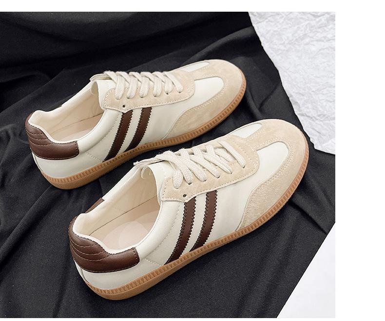 Casual versatile skirt lightweight thick-soled little white women's shoes new simple autumn retro shoes