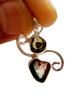 Natural Rare Watermelon Tourmaline Gemstone 925 Sterling Silver Pendant, Gift028