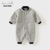 David Bella Newborn Fleece Romper