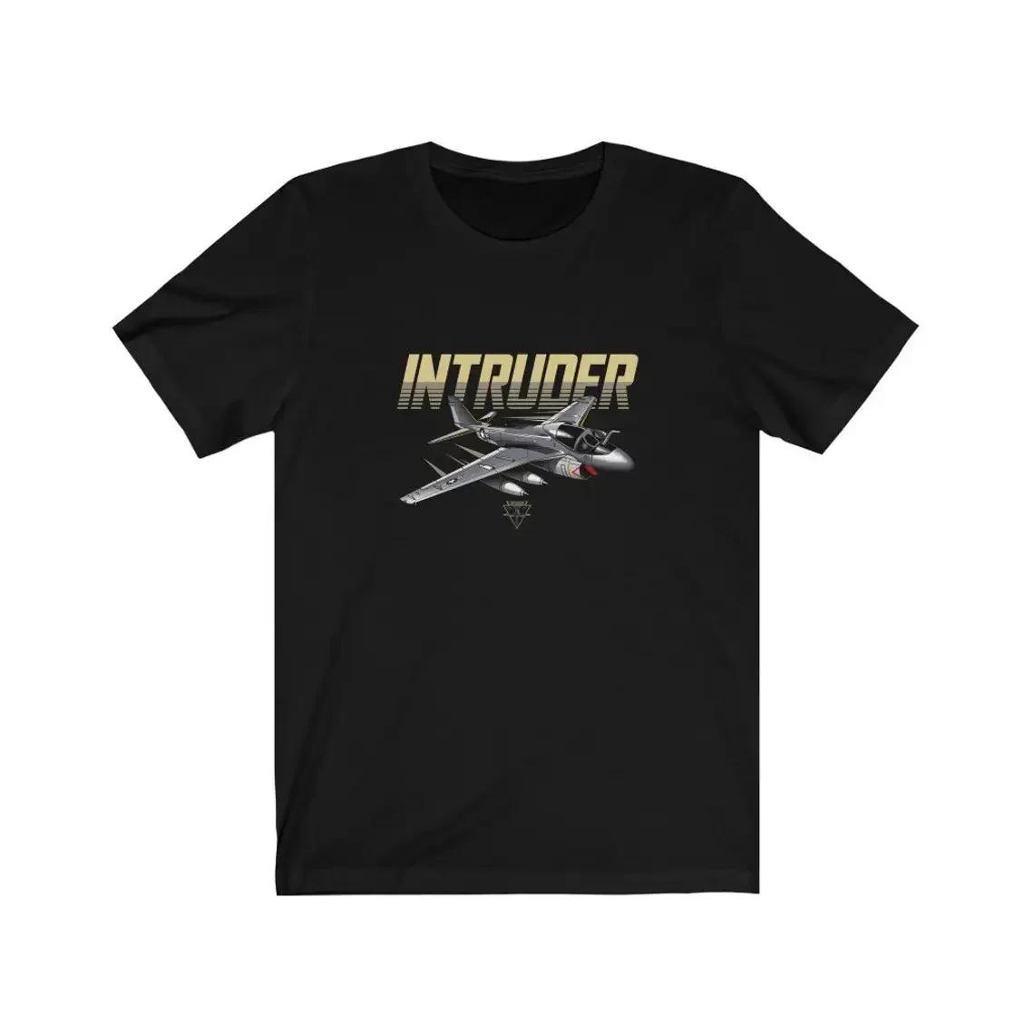 

A-6 Intruder Naval Attack Aircraft T-Shirt 100% Cotton O-Neck Summer Short Sleeve Casual Mens T-shirt Size S-3XL - Men s Summ... 5XL різнокольоровий