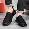 Men's Shoes Are Light and One-pedal, Summer Casual Mesh Shoes, Soft-soled Shoes, Breathable and Non-slip Mesh Sneakers, Driving Shoes