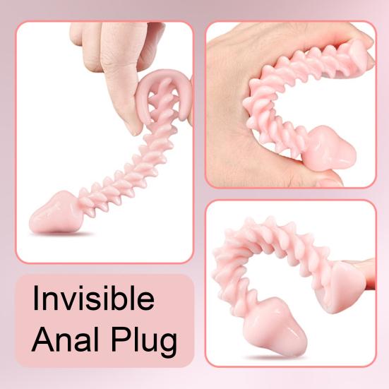 Anal Beads Butt Plugs Silicone Prostate Massager for Beginners Advanced Body-Safe Waterproof Ergonomic Design Discreet Adult Toy for Couples' Play