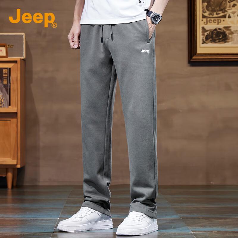 

JEEP Men s Fashion Drawstring Straight-Leg Casual Pants 4XL