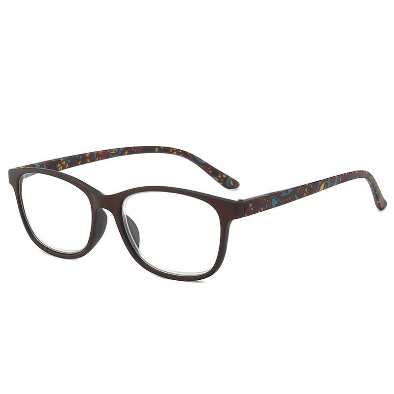 Versatile Trend Fashion Reading Glasses High Definition Reading Bag Flower Old Man Mirror Spring Foot Reading Mirror