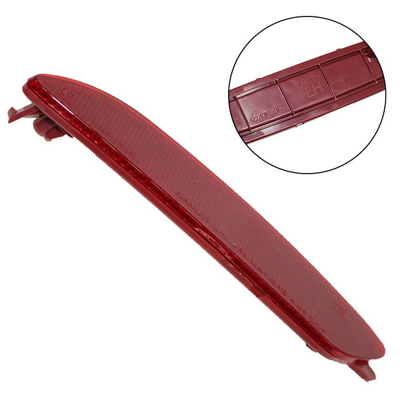Automotive Parts Bumper Reflector Vehicle Maintenance Easy Installation Part Number 924703E550 Plastic Material