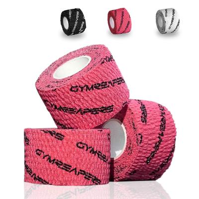 Gymreapers Weightlifting Adhesive Thumb Elastic Athletic Tape for Grip Olympic Cross Hook 3 Red Tape, & Protection, Lifting, Training, Powerlifting,