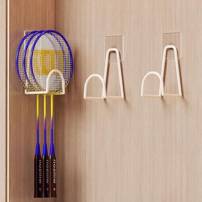 Wall-Mounted Tennis Racket Shelf Pickleball Rackets Wall Holder  for Badminton/Tennis/Pickleball
