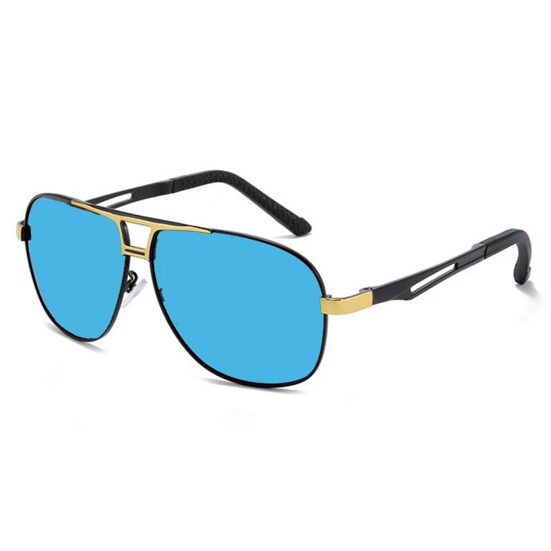 Double Girder Frame Square Myopia Sunglasses UV Driving Eye Glasses Men Prescription Diopter Eyewear 0 -0.5 -0.75 To -6.0