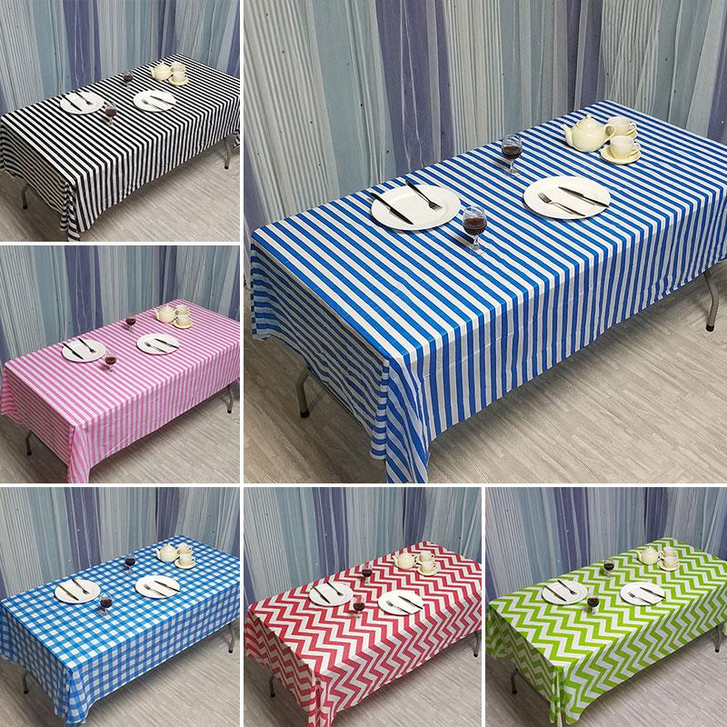 1PC Birthday Party Plastic Table Cover Disposable Table Cloth Waterproof Oil Proof Tablecloth Supplies