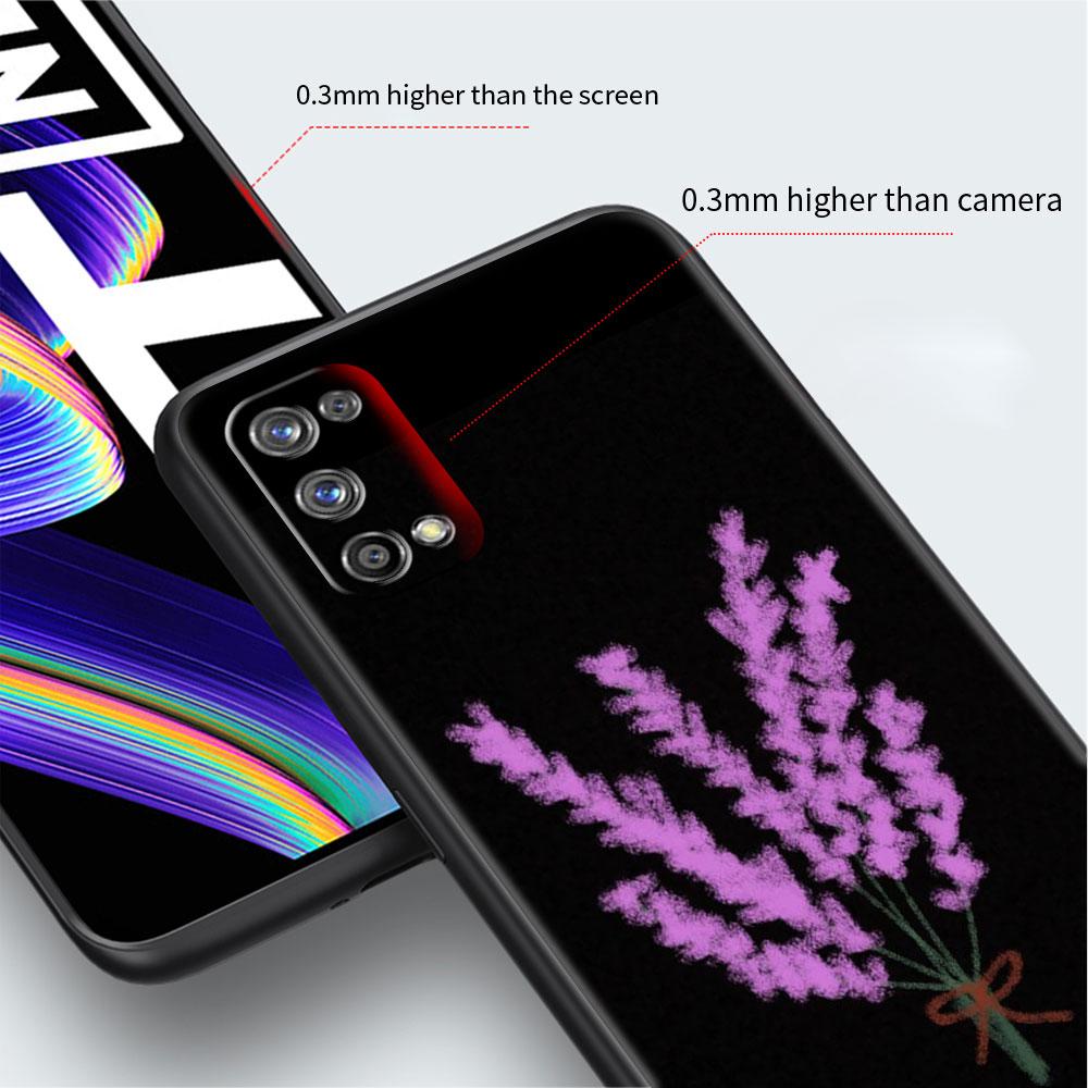 Case For Realme 8 C21y GT Neo 2 3 8i C21 7 C11 6 C12 C35 C3 GT 9 Pro C12 Silicone TPU Phone Cover Flower