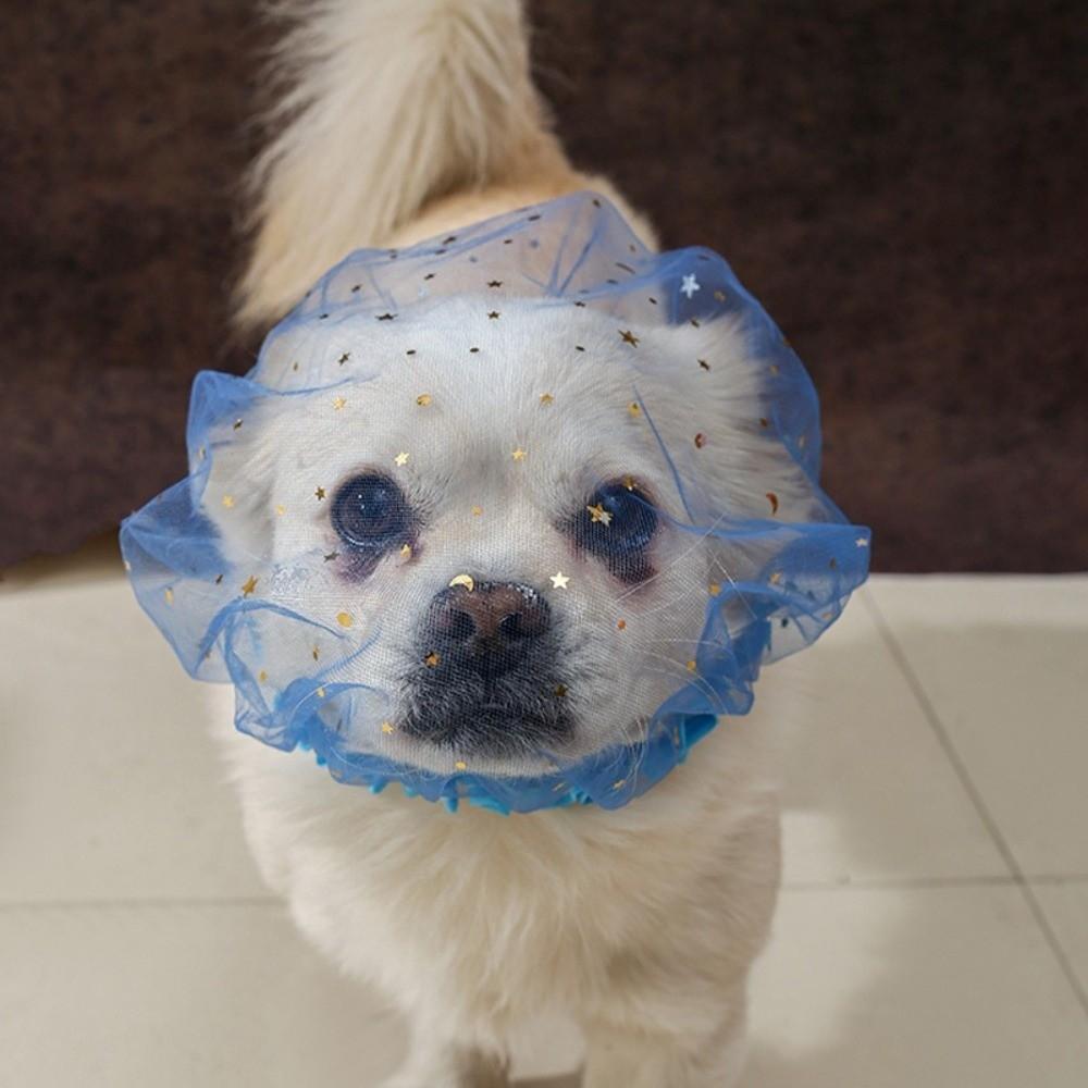 Breathable Pet Protective Mask Adjustable Polyester Anti-Mosquito Headgear Comfort Pet Facial Protection for Small Dogs Cat
