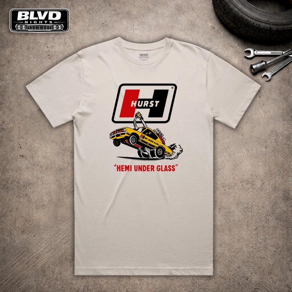 Hurst Shifters T Shirt | Vintage Muscle Car parts T shirt | Hemi Chrysler Mopar L